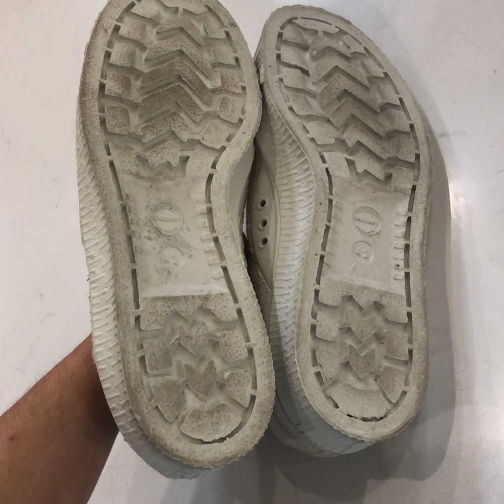 Spalwart Off-White Special V Slip-On Sneakers cotton linen women's size euro 41 - Picture 7 of 7